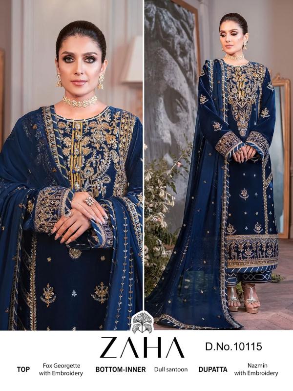 Zaha Aaeesha Vol 1 Heavy Embroidery Pakistani Salwar Kameez